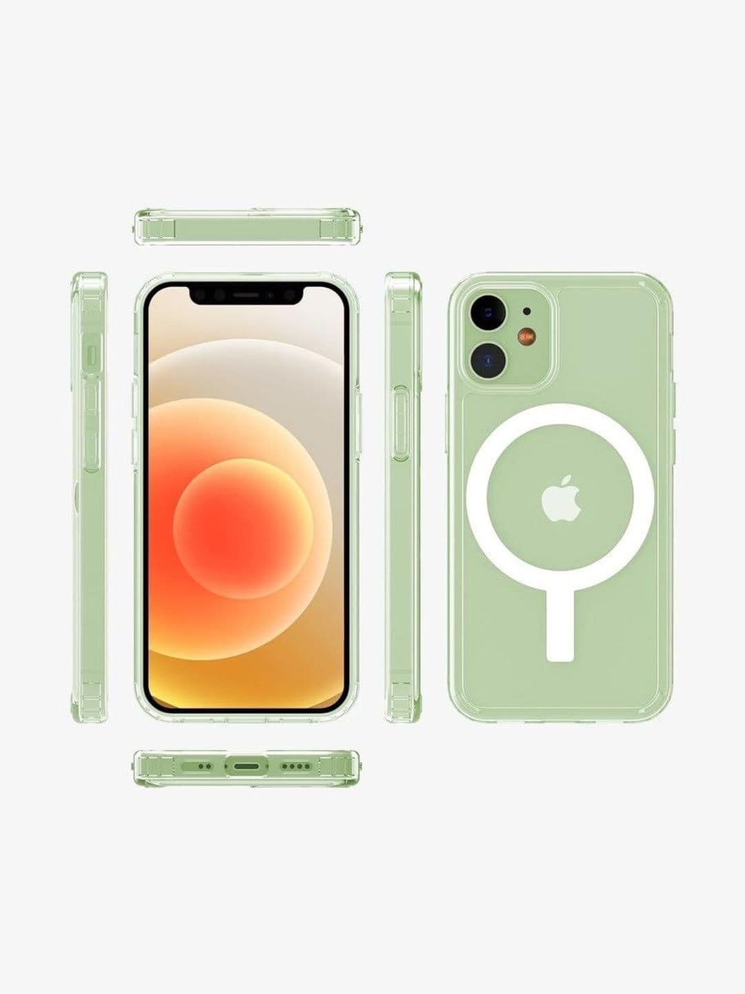 COVERLY Solid Printed iPhone 12 Back Case Mobile Accessories