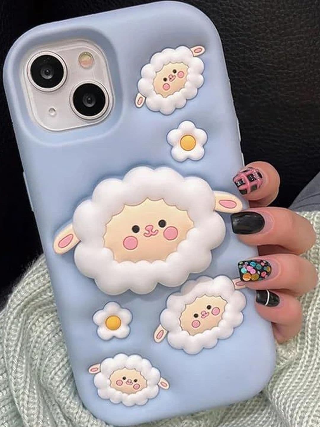 COVERLY Cartoon Characters Printed iPhone 13 Back Case Mobile Accessories