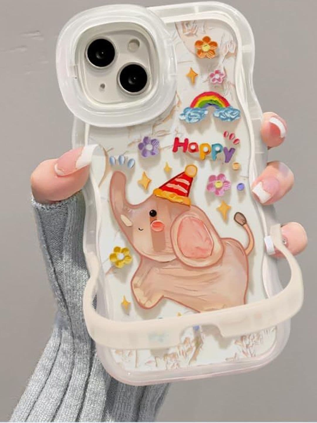 COVERLY Cartoon Characters Printed iPhone 13 Back Case Mobile Accessories