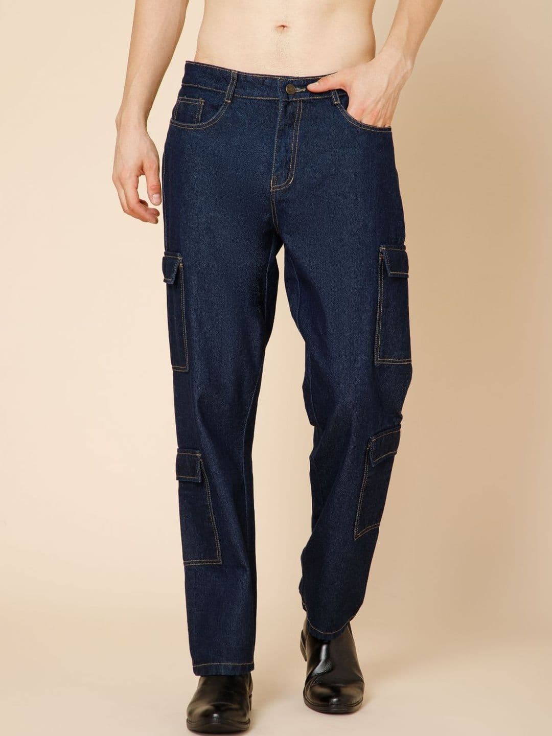 The Roadster Lifestyle Co Men Mid-Rise Straight Fit Jeans - view 1