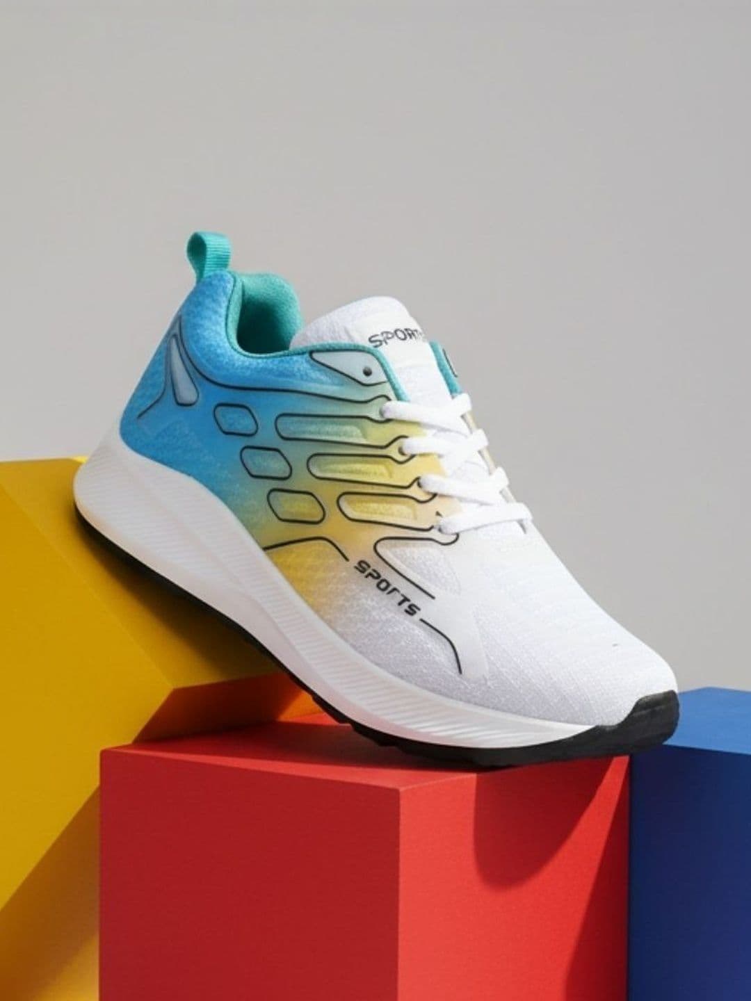 JOOTIYAPA Men Mesh Running Non-Marking Shoes - view 1