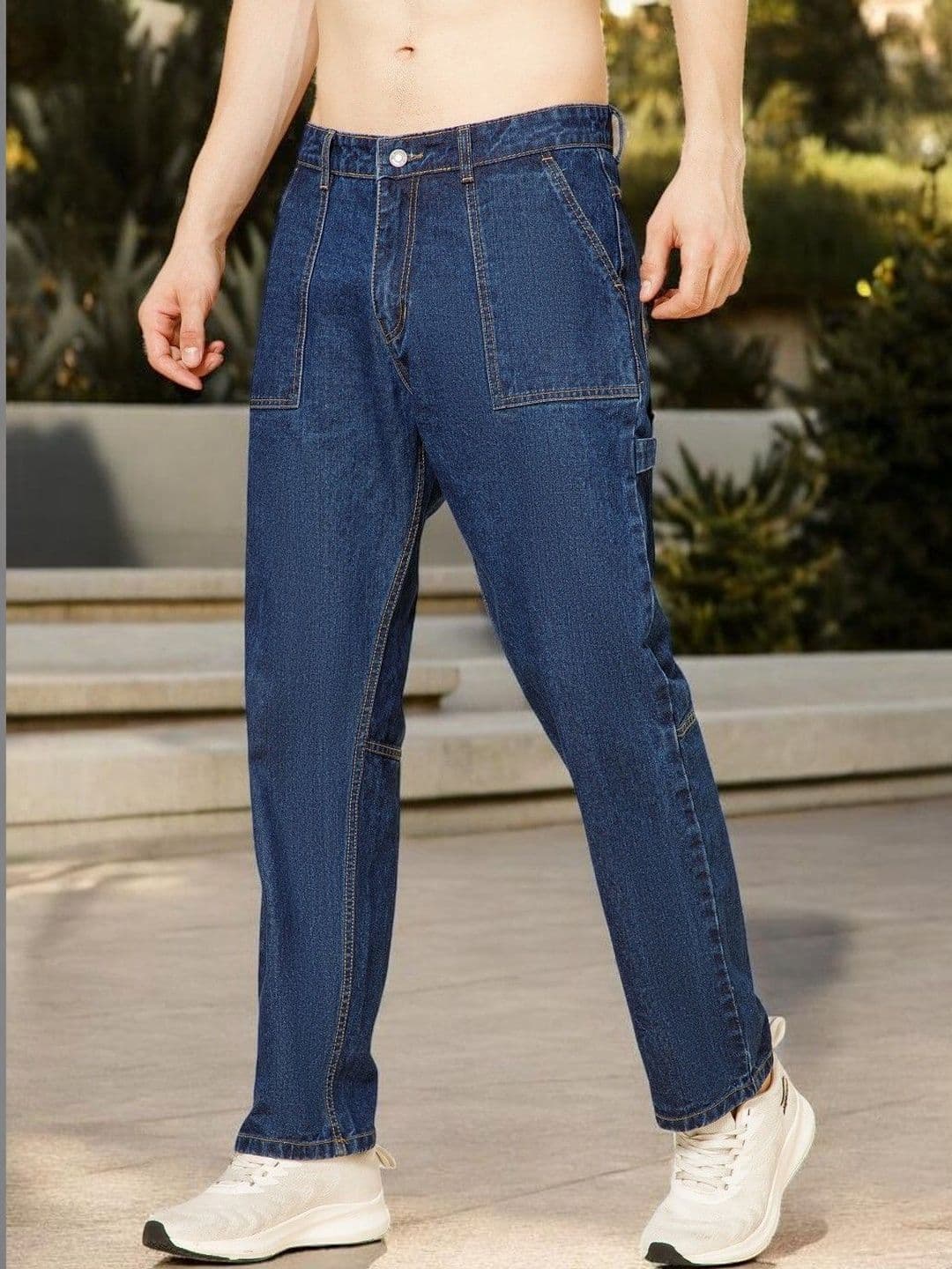 The Roadster Lifestyle Co Men Mid-Rise Straight Fit Jeans - view 1