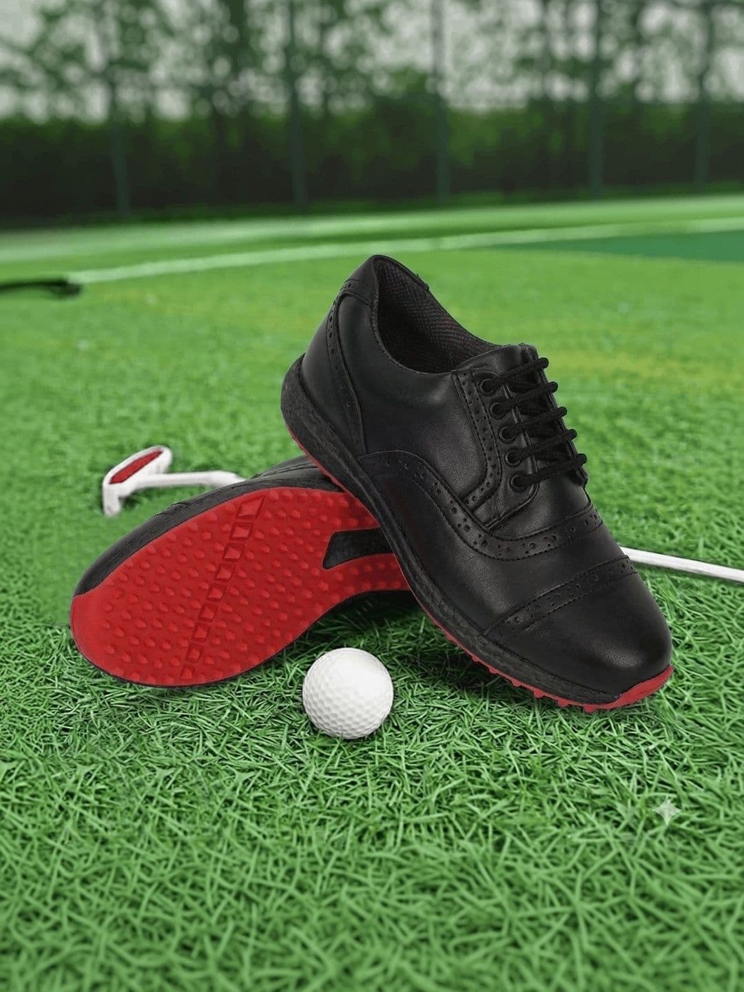 HITCARO Men Leather Golf Shoes - view 1