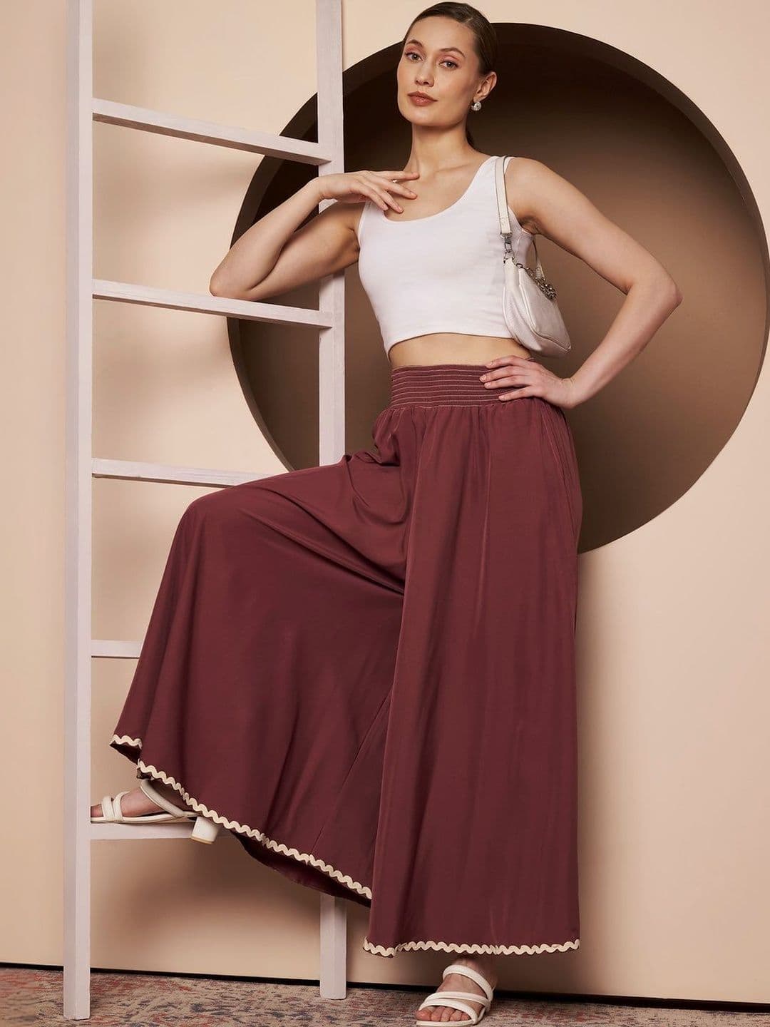 ZWERLON Women Flared Palazzos - view 1