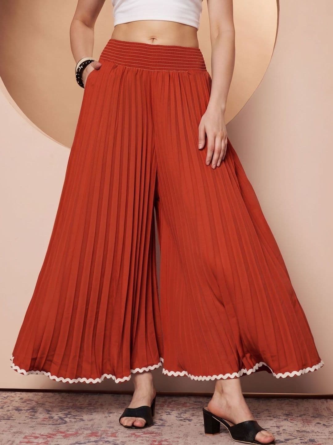 ZWERLON Women Flared Palazzos - view 1