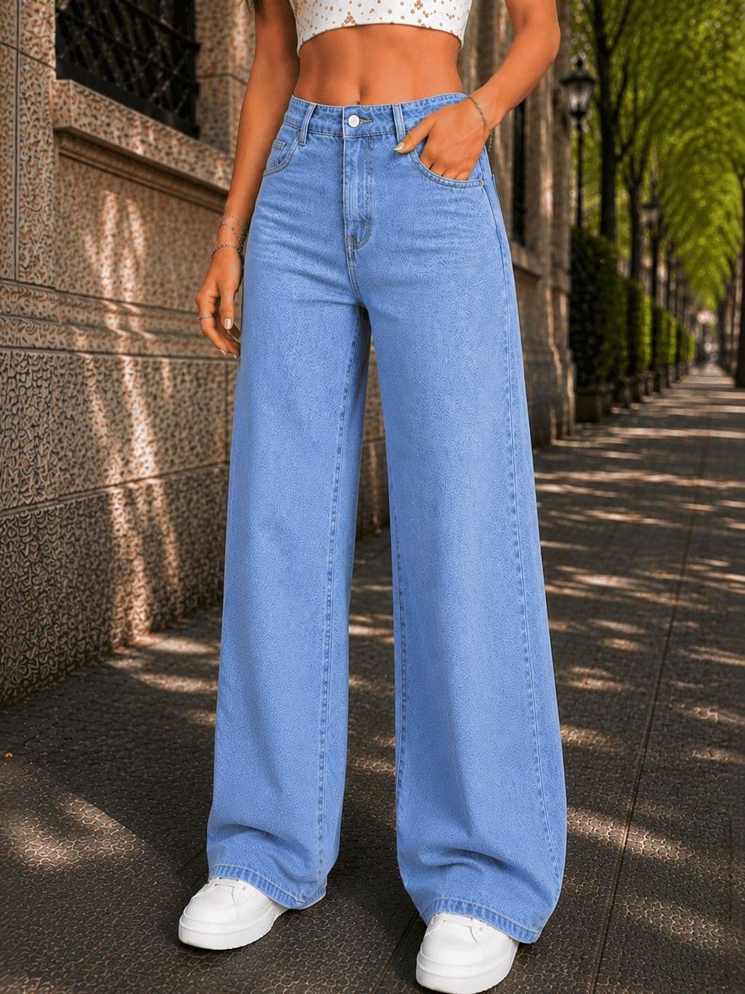 ZARISTAA Women Jean Straight Fit High-Rise Stretchable Jeans - view 1