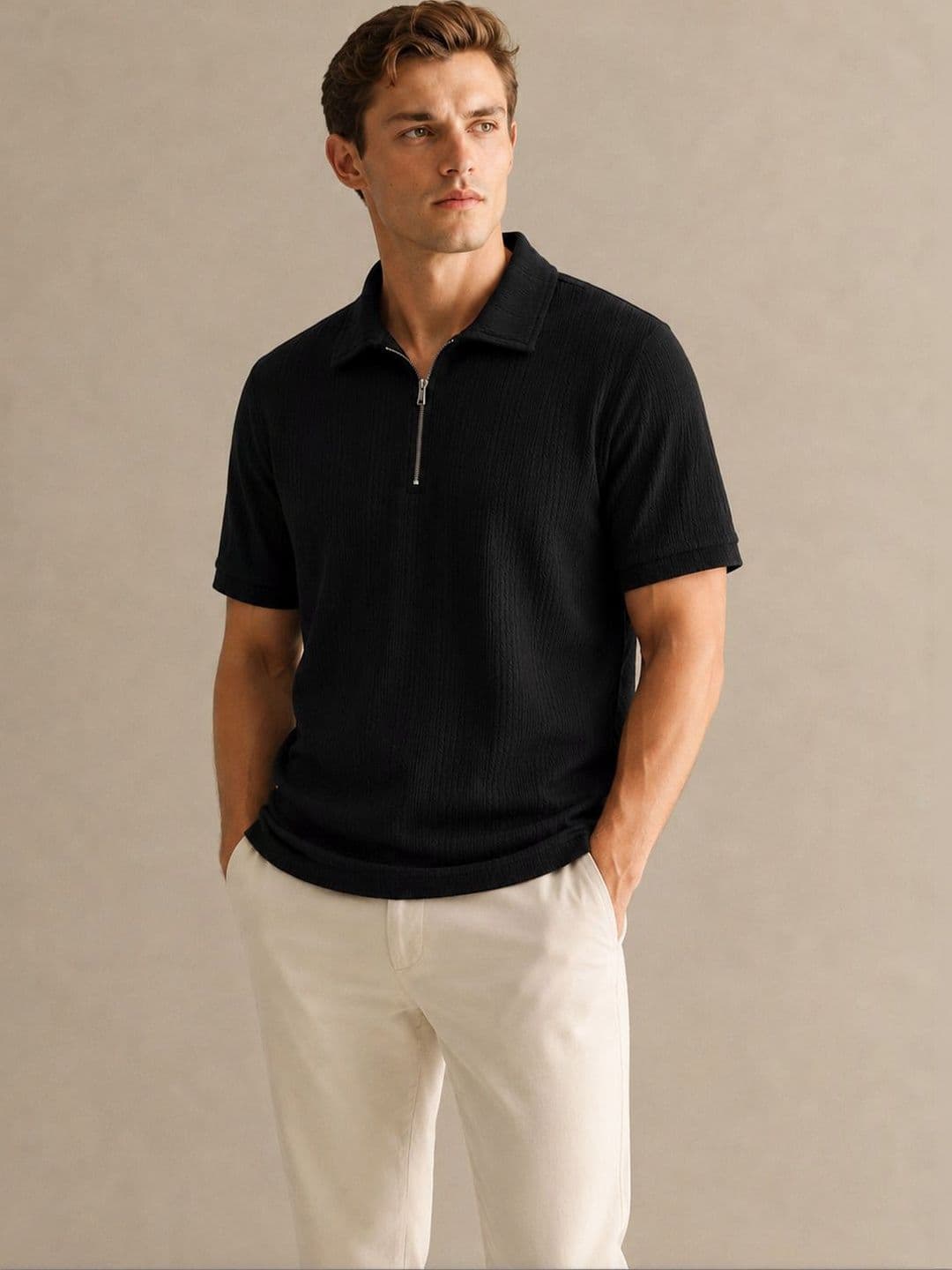 SZN Men Polo Collar T-shirt - view 1
