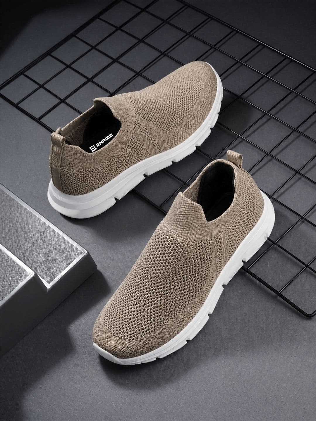 ENRIZZ Men Textile Walking Shoes - view 1
