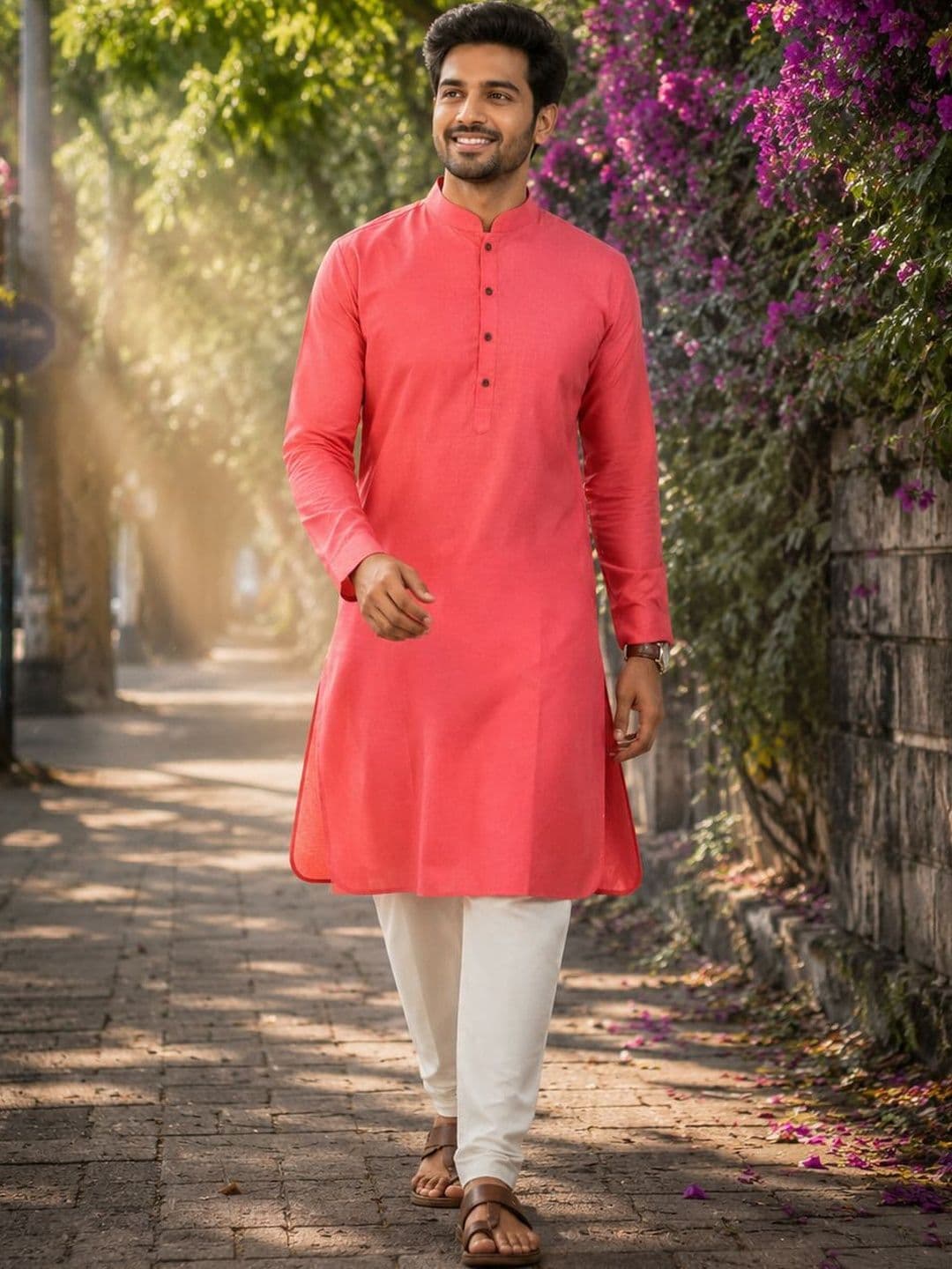 DEVOILER Men Kurta - view 1
