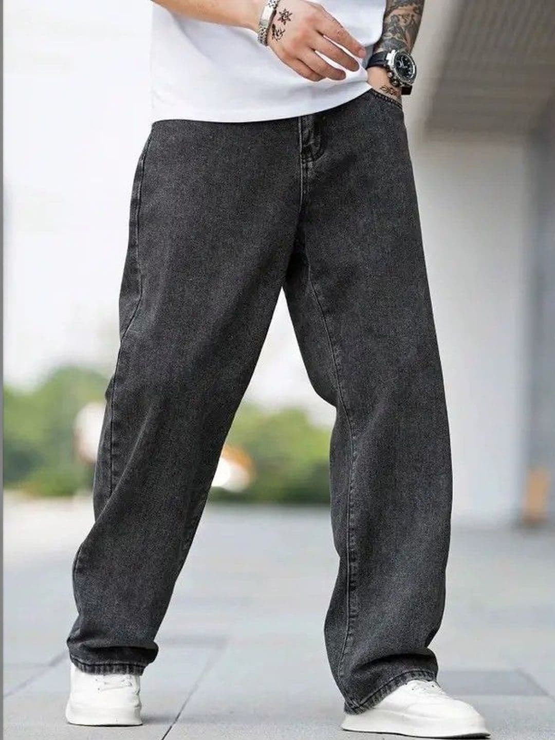 CLYVER Men Straight Fit Mid-Rise Light Fade Jeans - view 1