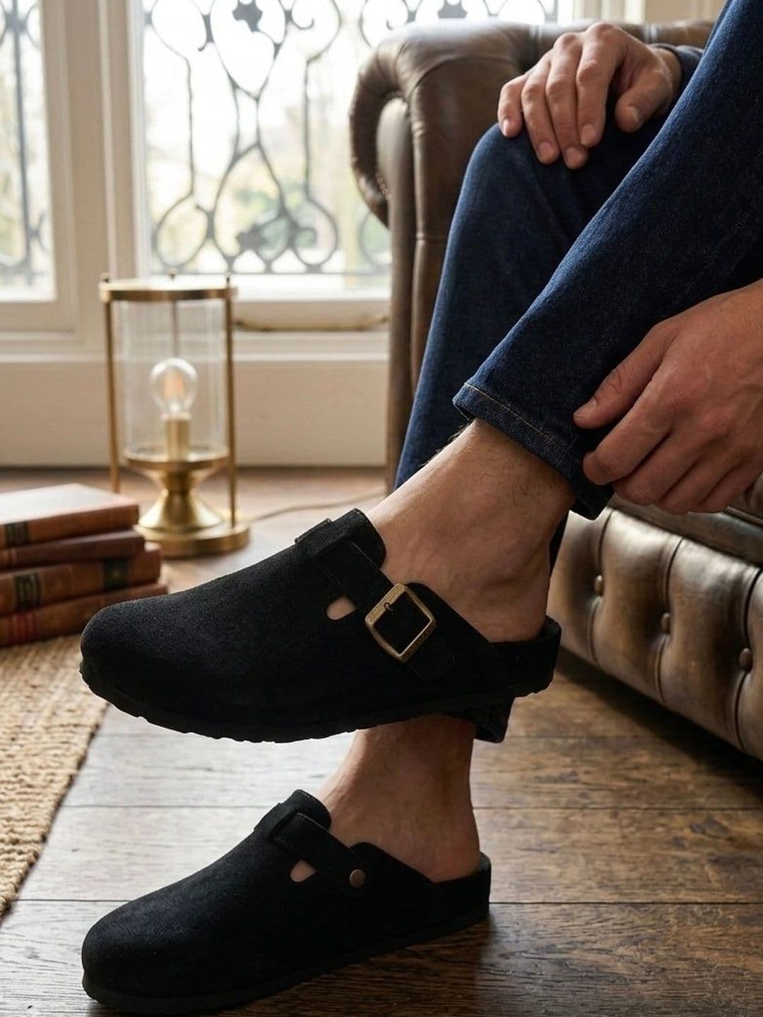 Corsac Men Suede Clogs Sandals - view 1