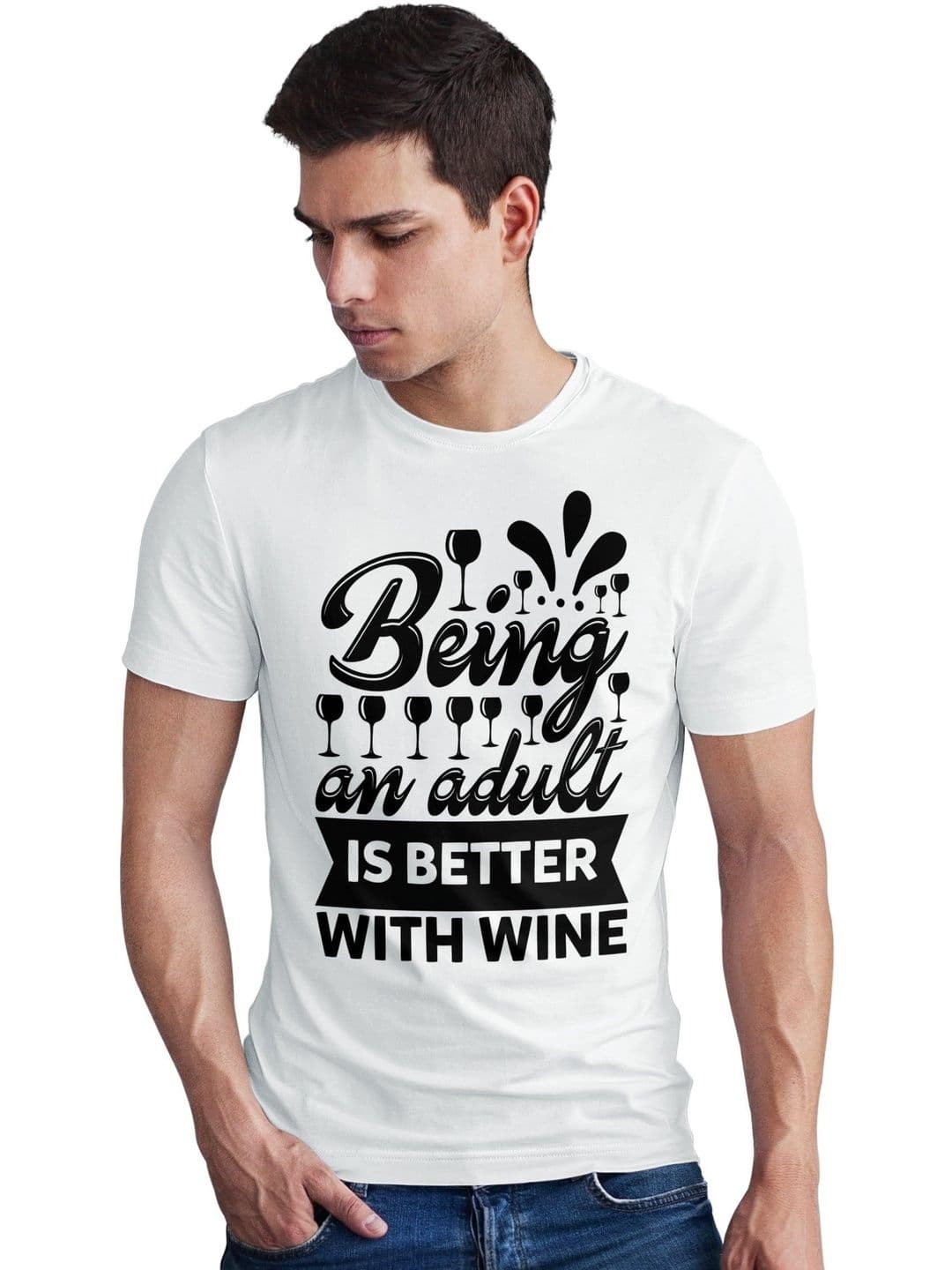 Seekbuylove Men Typography Printed Bio Finish T-shirt - view 1
