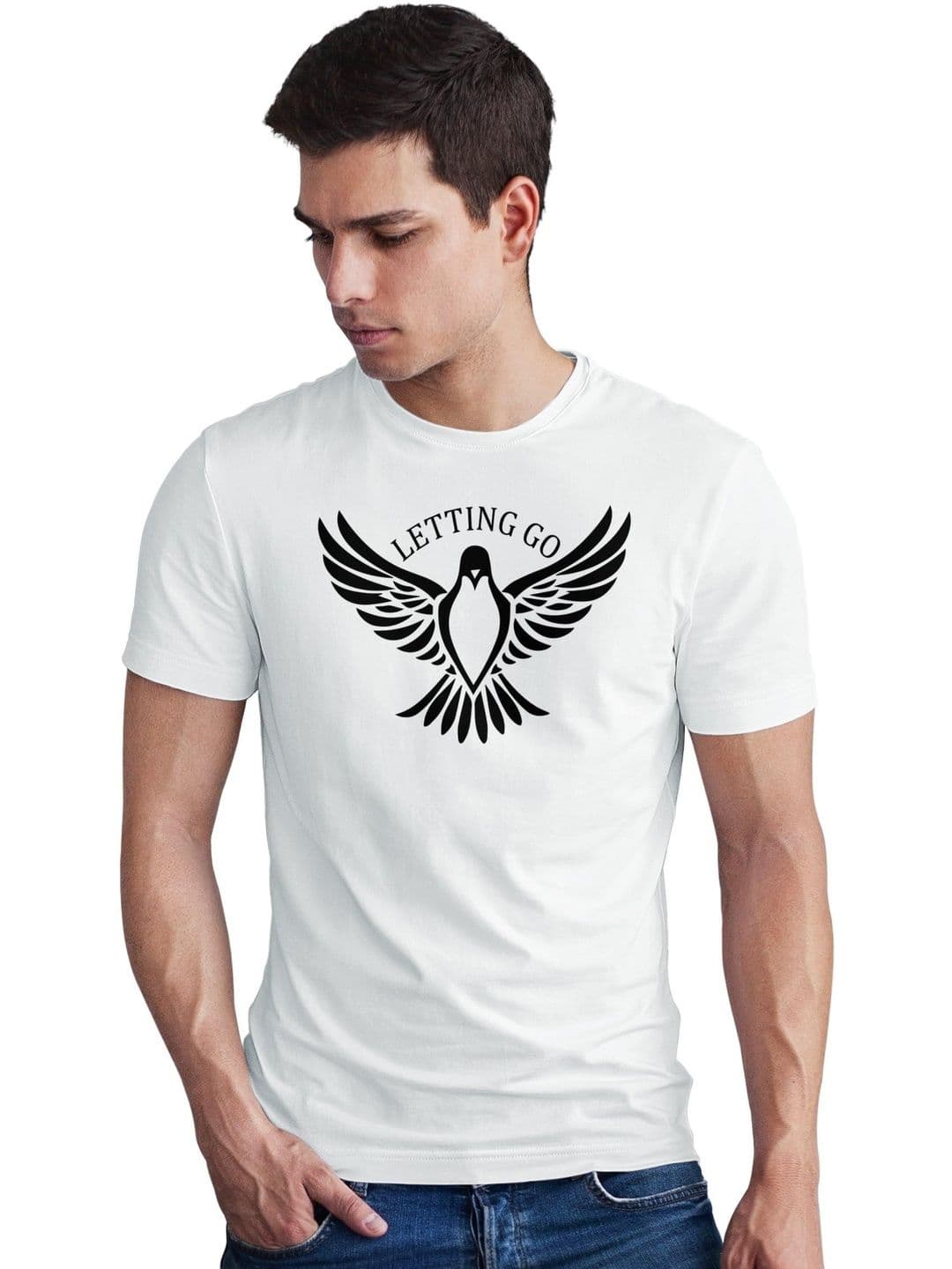 Seekbuylove Men Typography Printed Bio Finish Cotton T-shirt - view 1