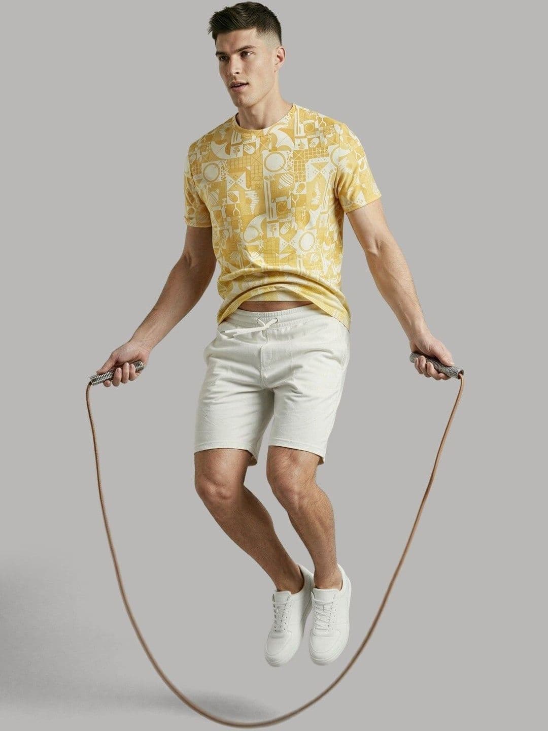 Technosport Men Printed Slim Fit T-shirt - view 1