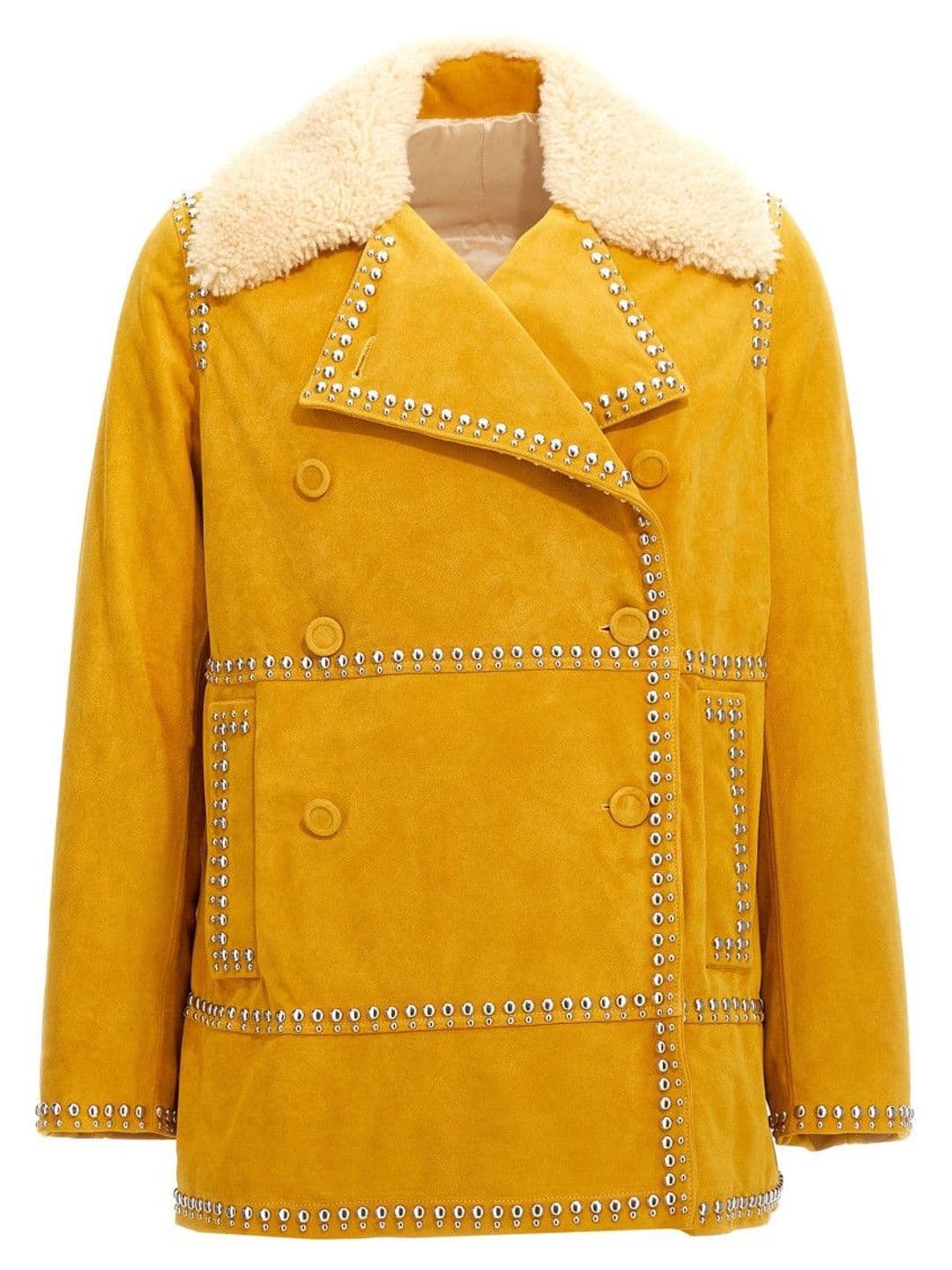 Wales Bonner Yellow Double Breasted Jacket - view 1