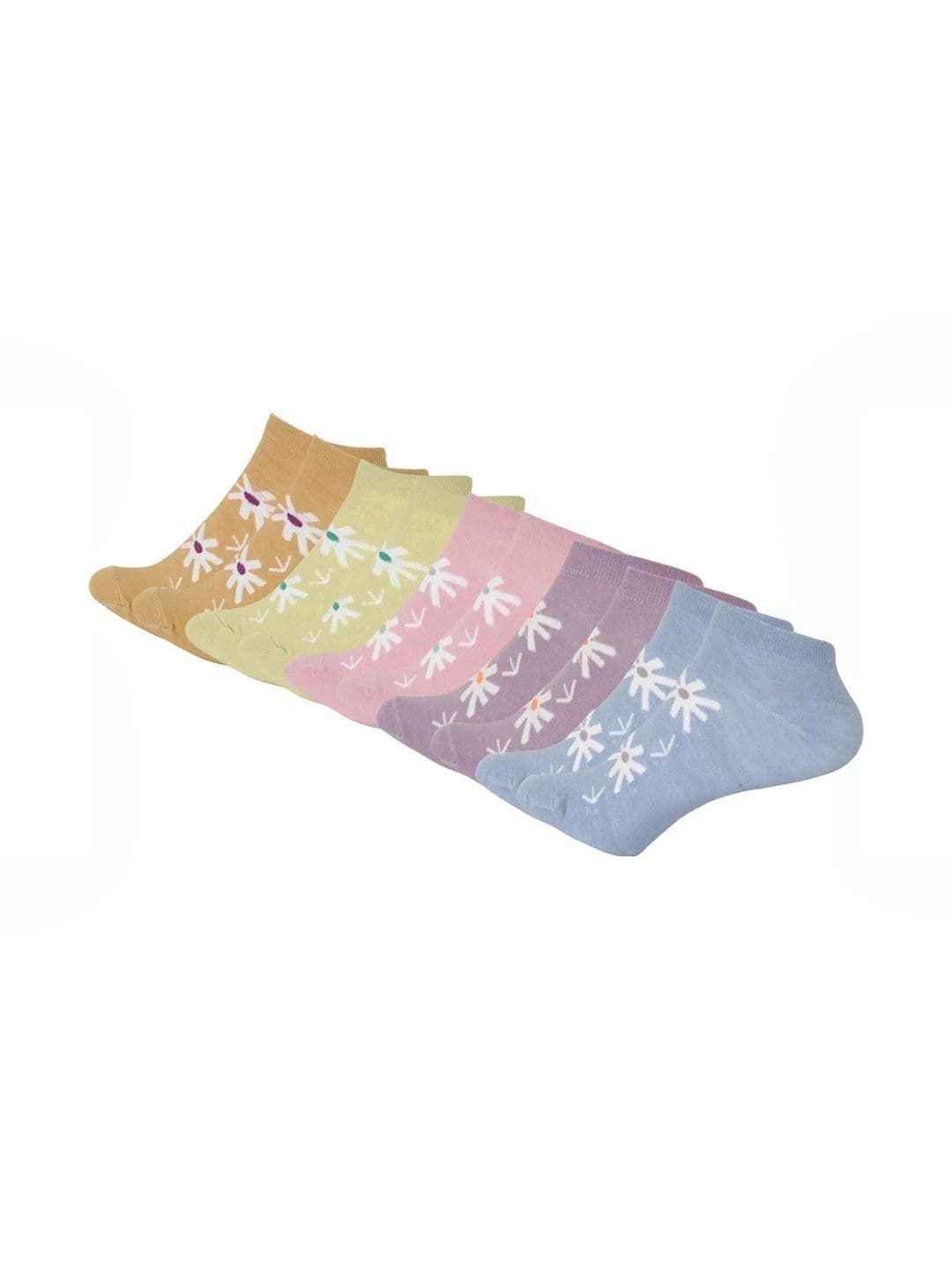 Blacktank Men Pack Of 5 Cotton Patterned Ankle Length Socks - view 1