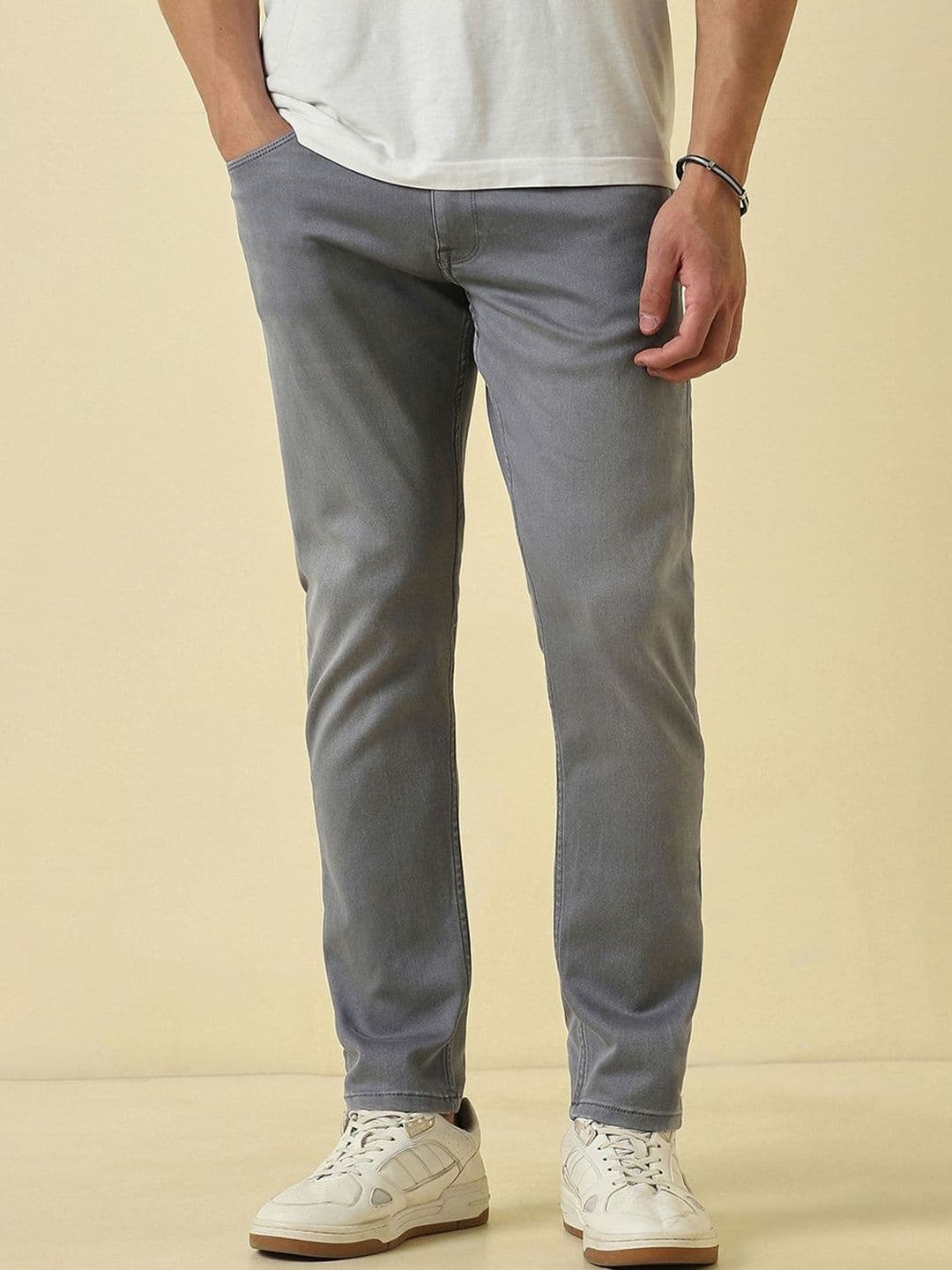 Allen Solly Men Tapered Fit Mid-Rise Jeans - view 1