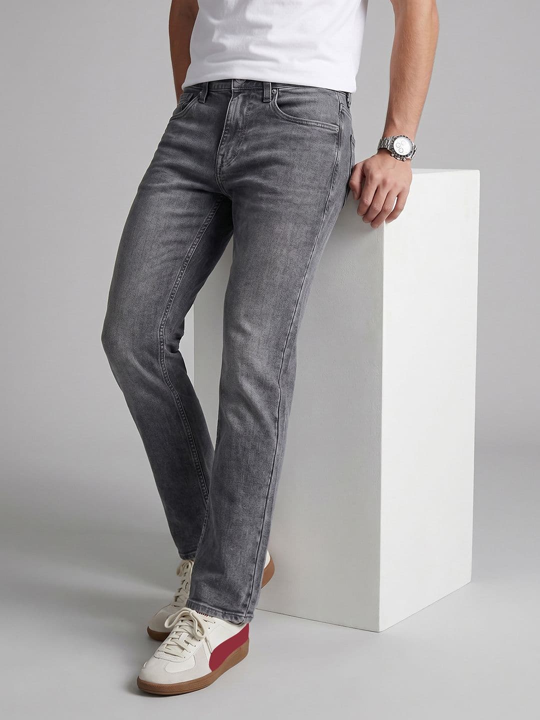 U.S. Polo Assn. Denim Co. Men Brandon Slim Tapered Fit Stretchable Jeans - view 1