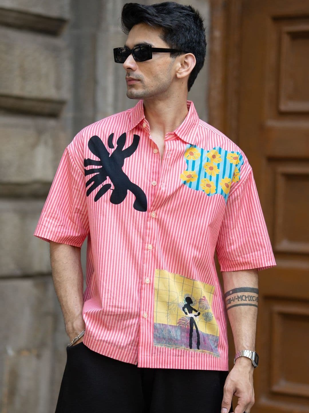Powerlook Men Striped Spread Collar Regular Sleeves Shirt - view 1