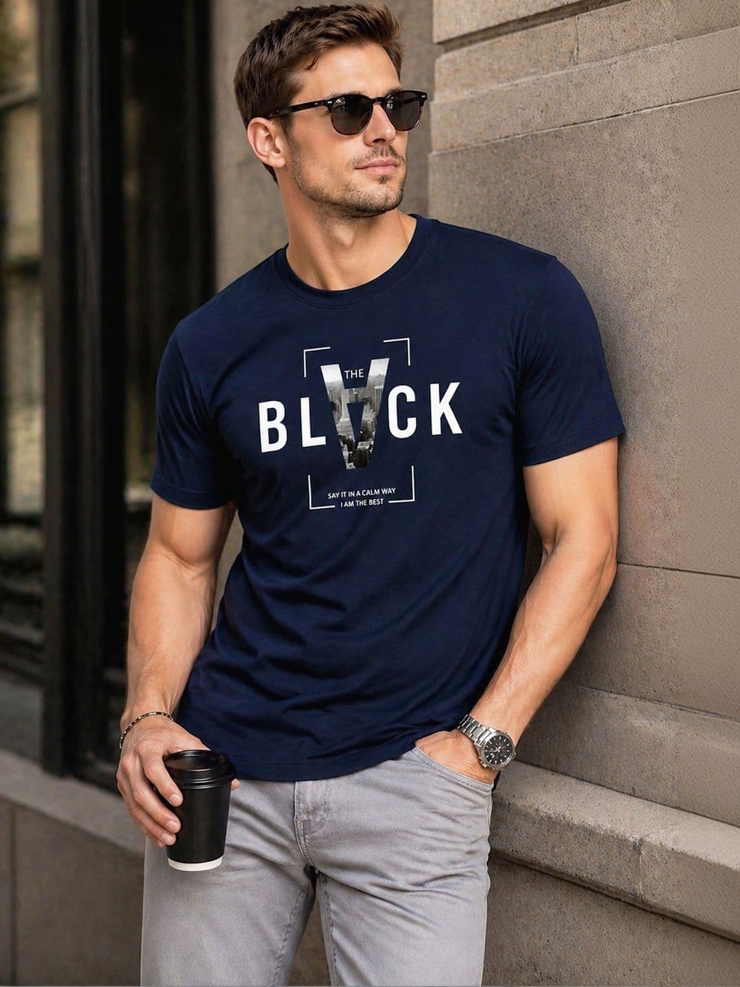 THE BEETEL HOUSE Men Typography Printed T-shirt - view 1