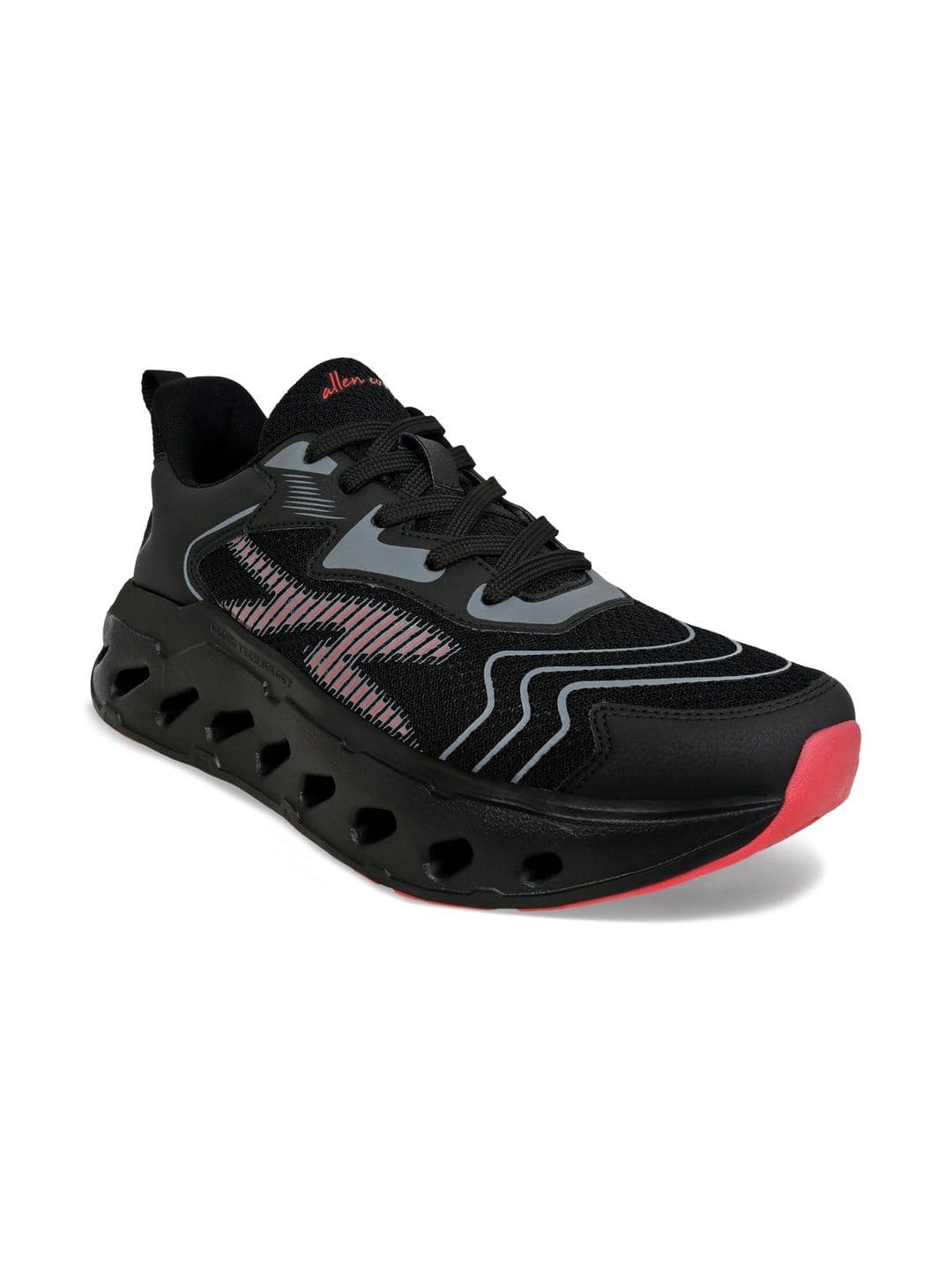 Allen Cooper Men Mesh Running Non-Marking Shoes - view 1
