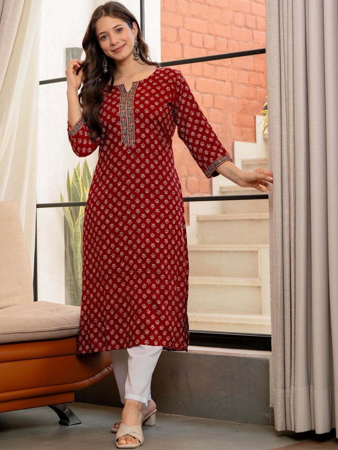 KALINI Women Ethnic Motifs Printed Kurta - view 1