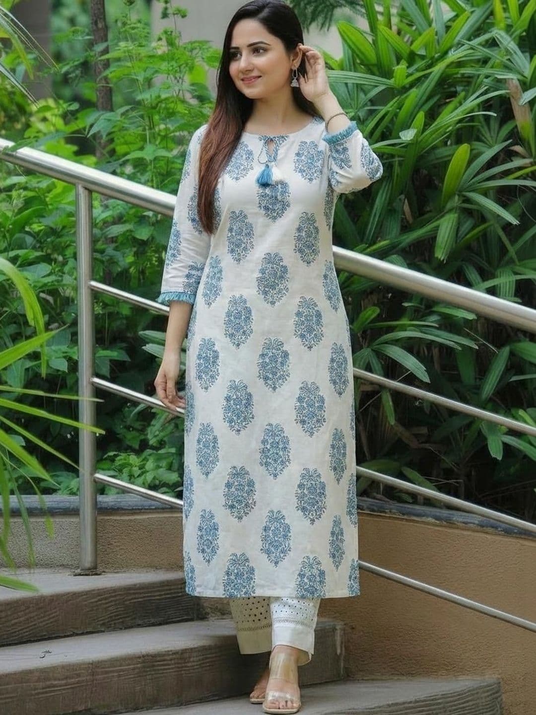 Sa Rasa Women Ethnic Motifs Printed Indie Prints Kurta - view 1