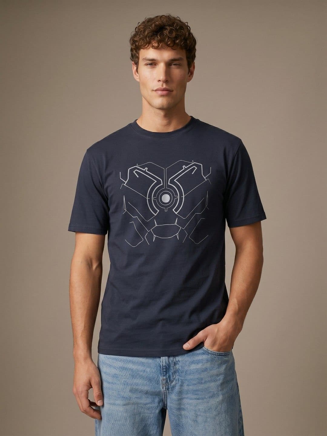 glitchez Men Graphic Printed T-shirt - view 1