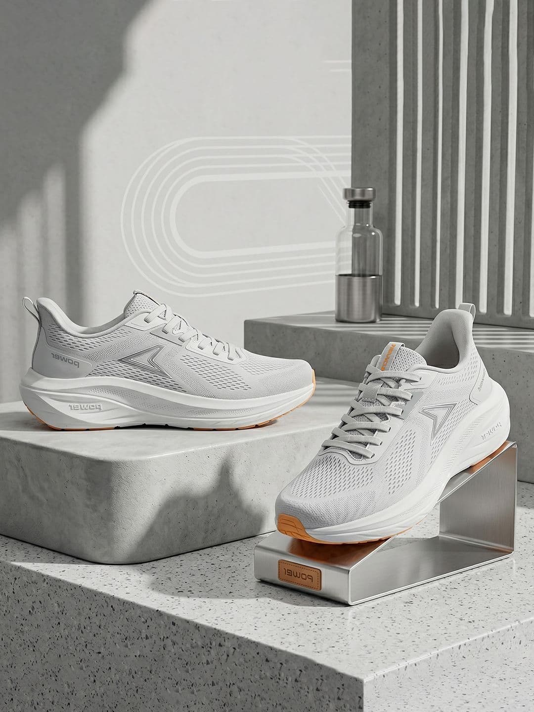 Power Men Textile Running Non-Marking Shoes - view 1