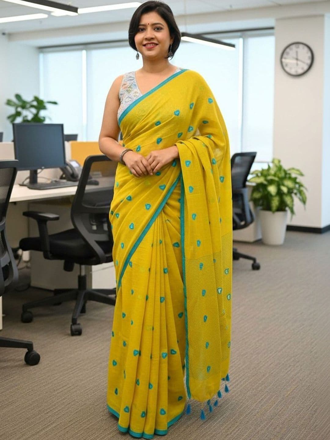 all about you Handloom Khadi Saree - view 1
