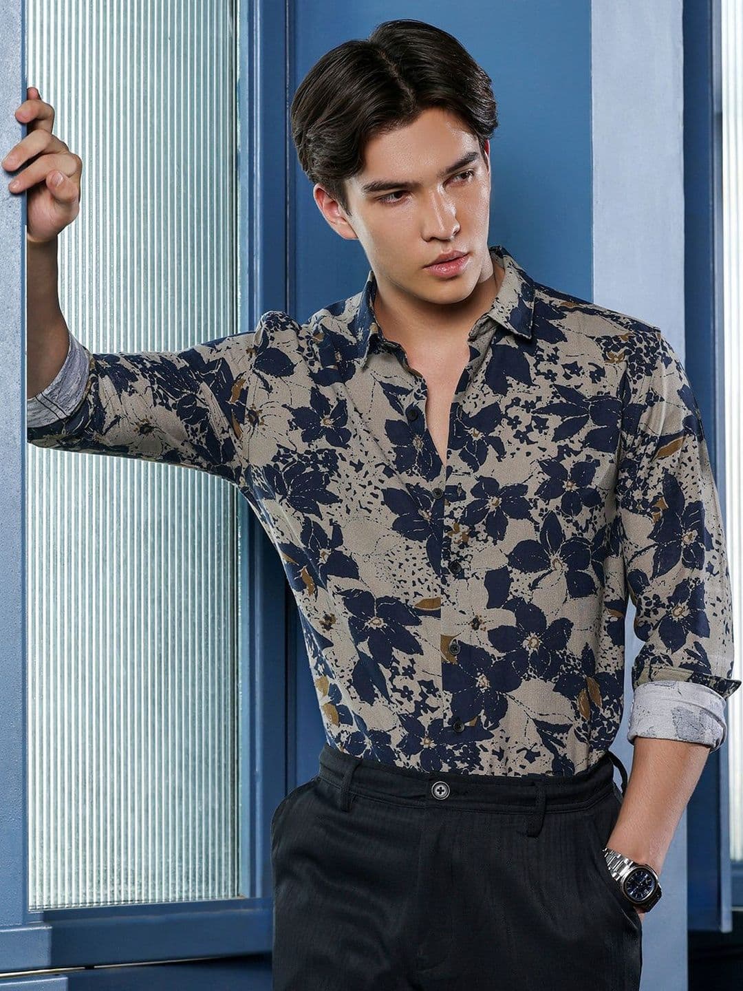 CAHOOT Men Slim Fit Floral Printed Casual Shirt - view 1