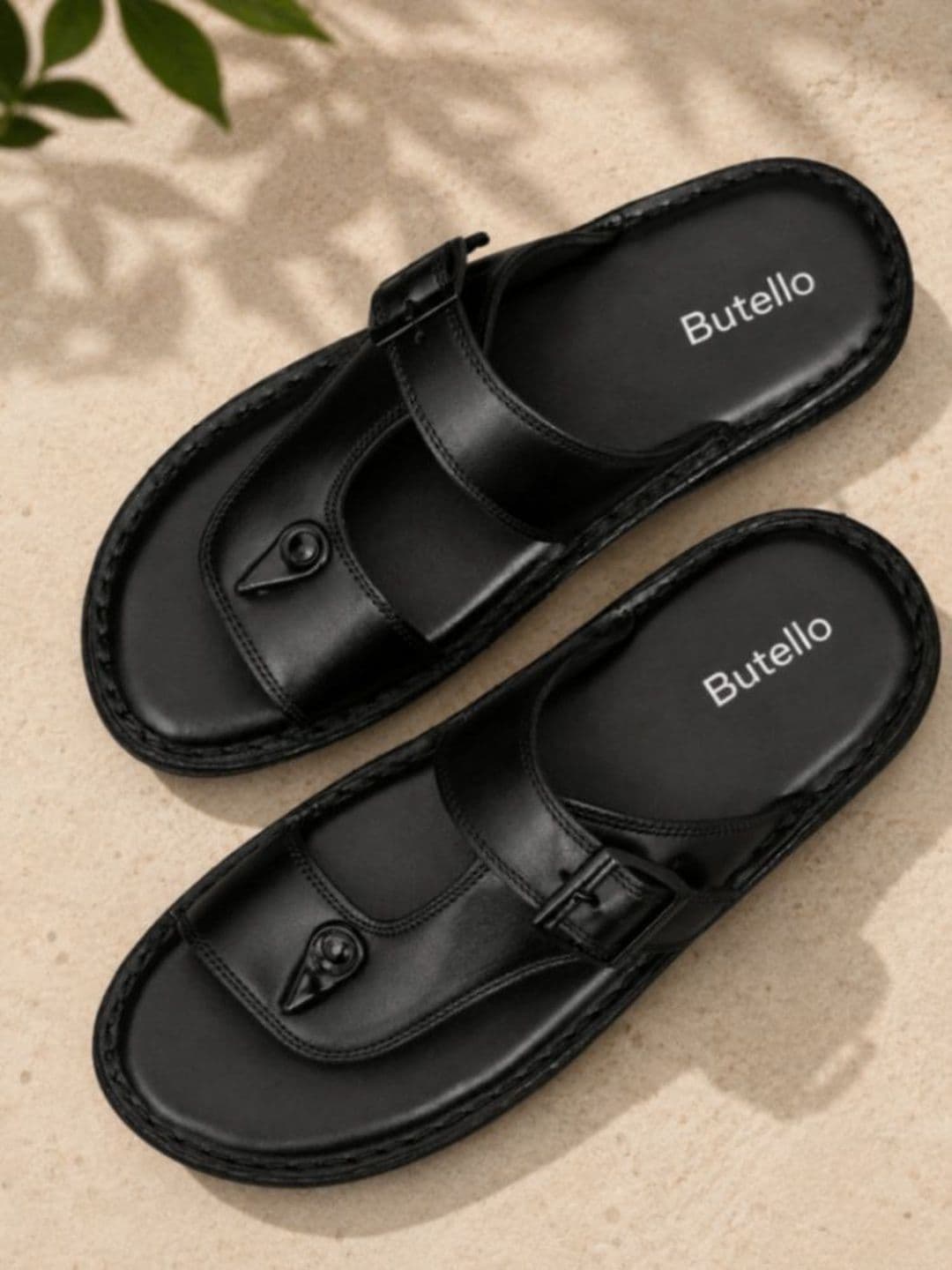 Butello Men Leather Comfort Sandals - view 1