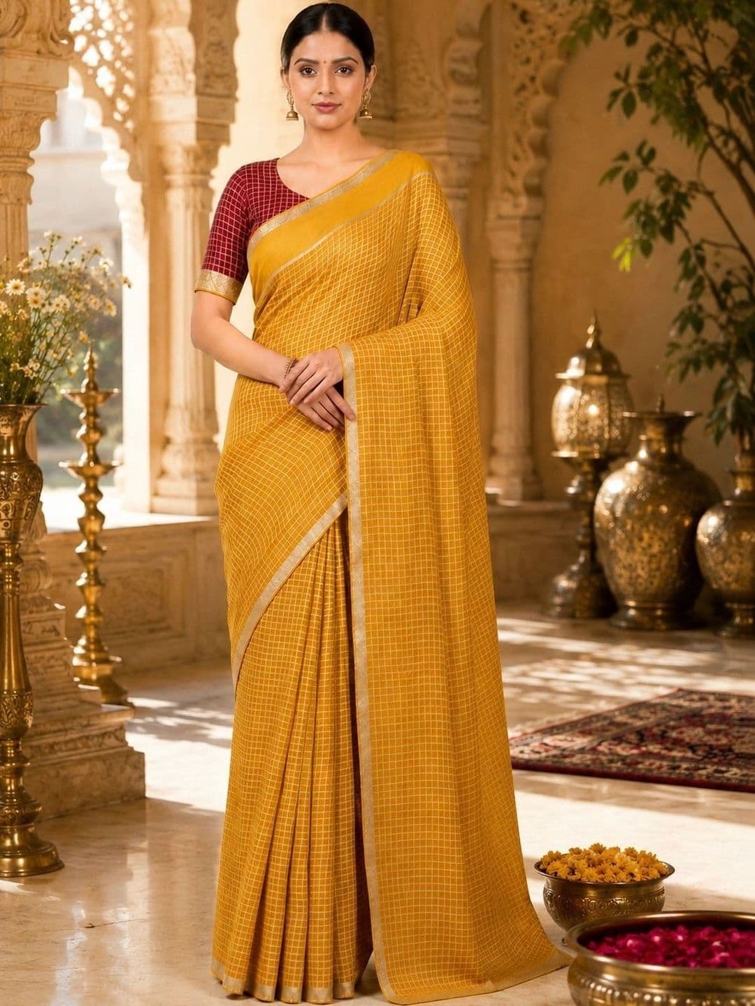 Fashion Mantra Poly Georgette Saree - view 1