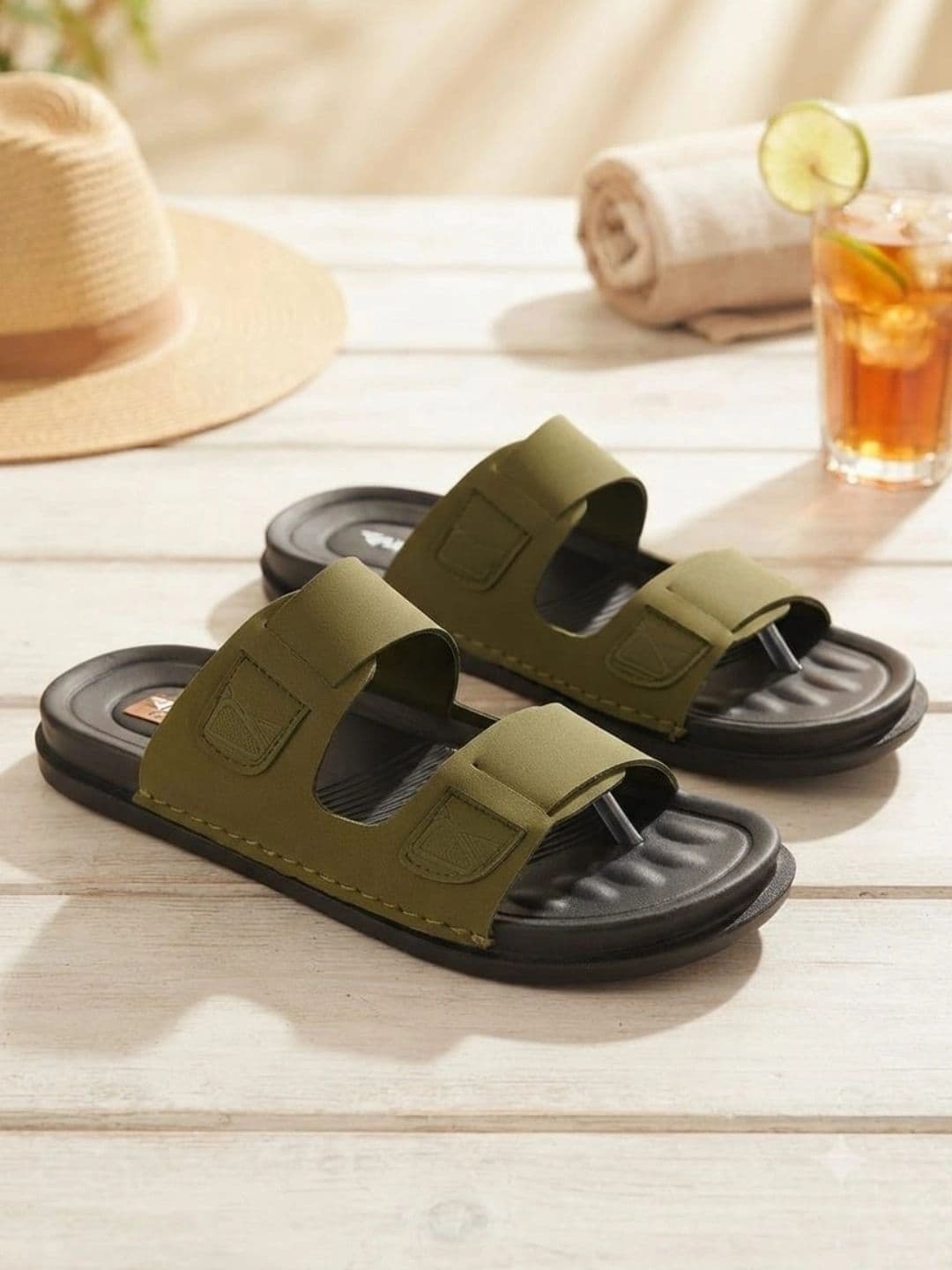 Trump Men PU Comfort Sandals - view 1