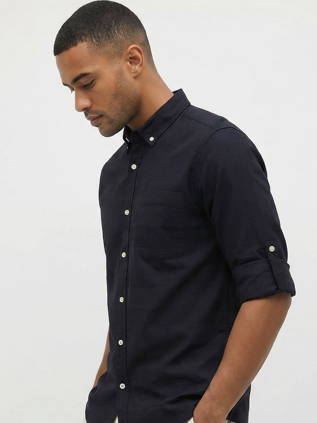 Roadster Life Co. Easy Drape Cotton Shirt - view 1