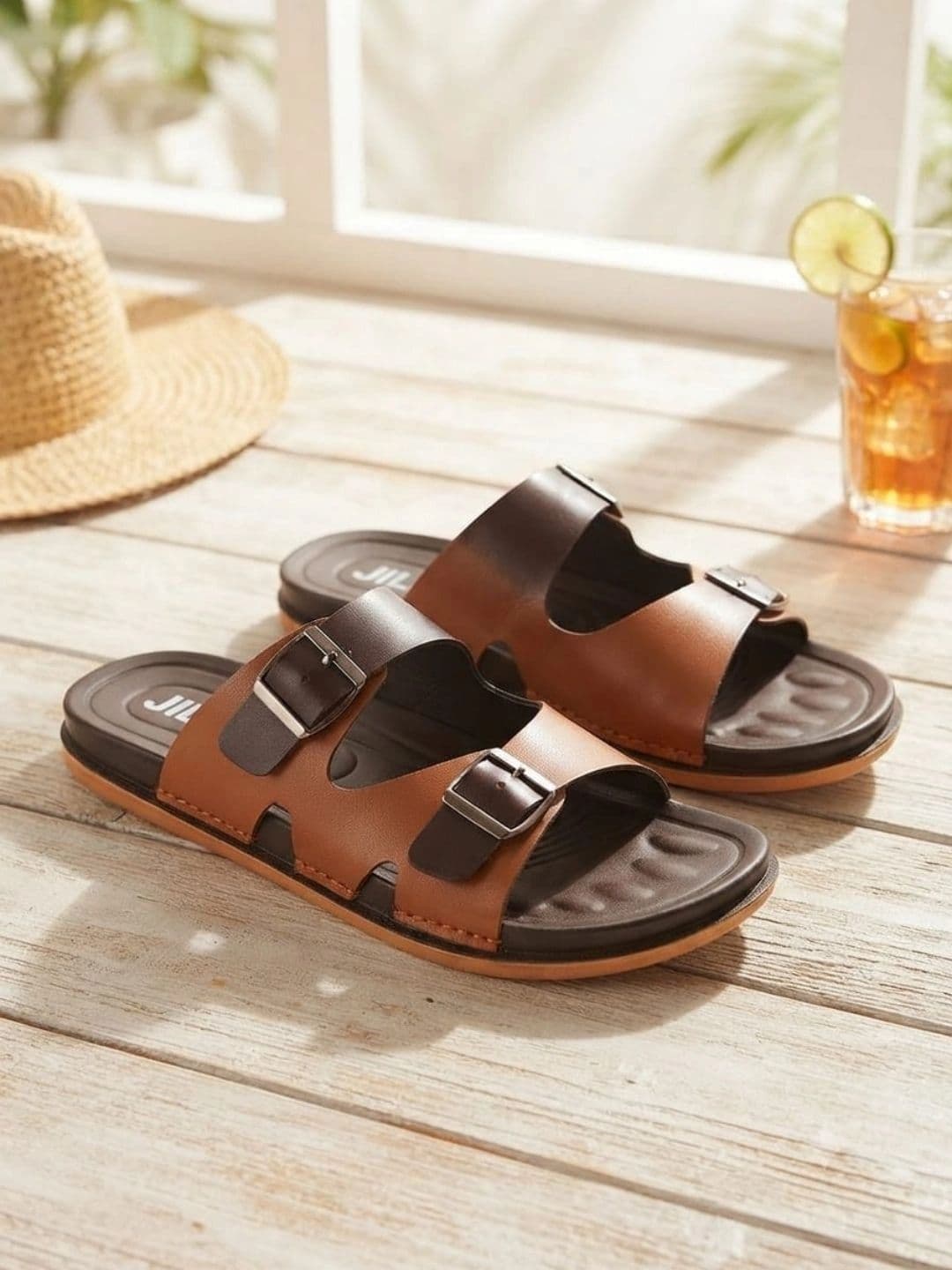 Trump Men PU Comfort Sandals - view 1