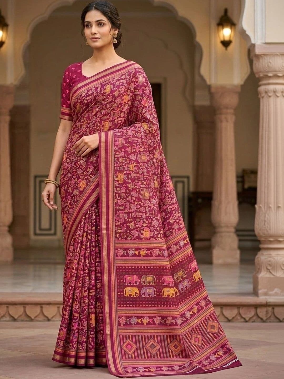 Fashion Mantra Art Silk Saree - view 1
