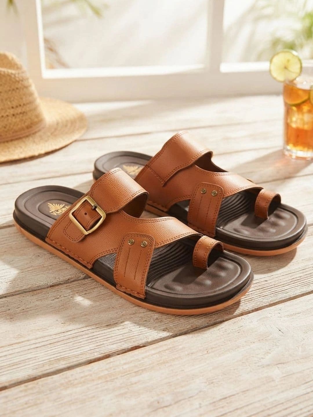 Trump Men PU Comfort Sandals - view 1