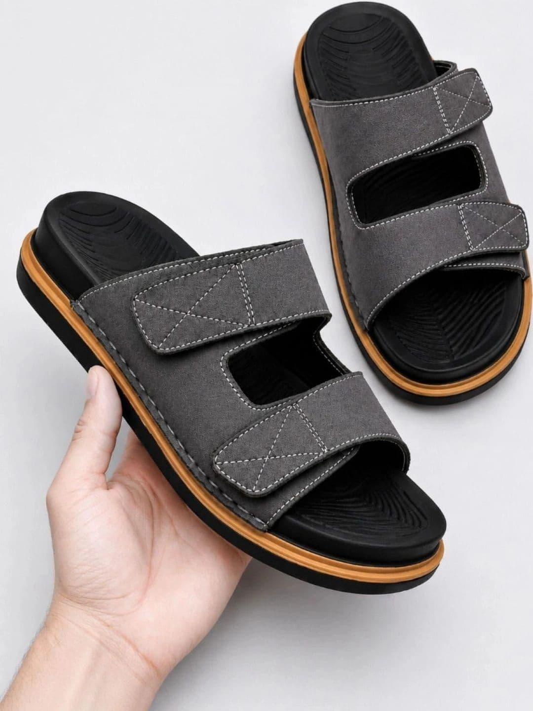Provogue Men Suede Comfort Sandals - view 1