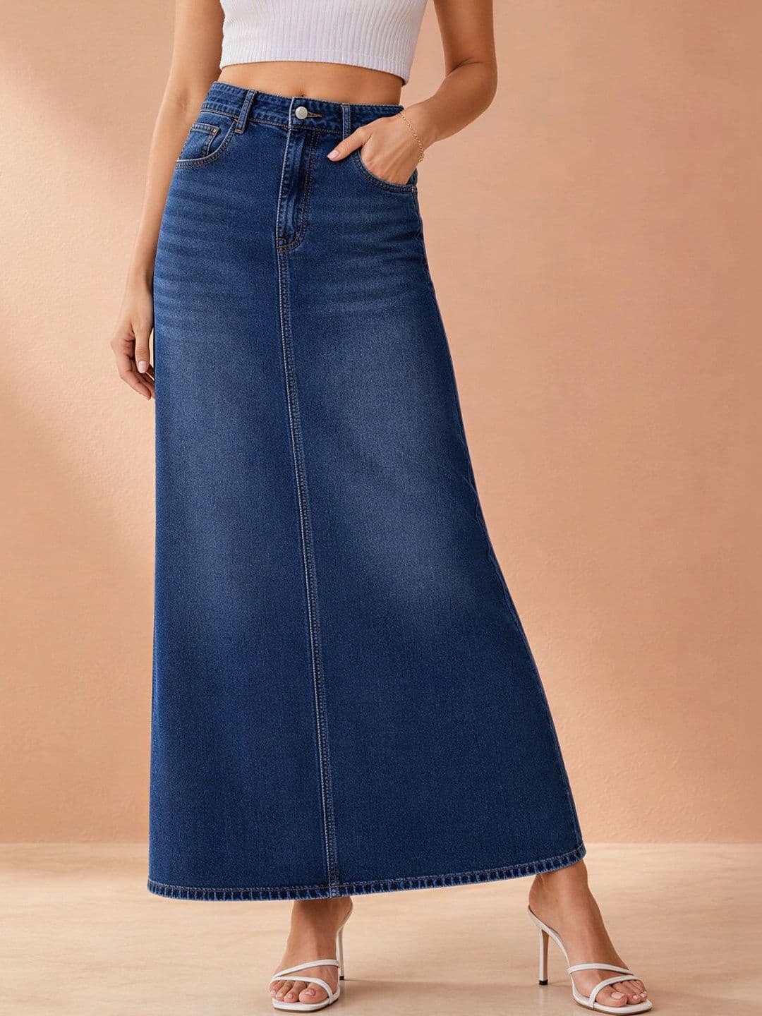 ATELIER REBEL Women Maxi Straight Skirt - view 1