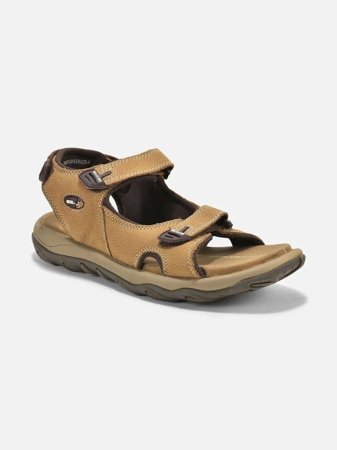 Woodland Men Leather Comfort Sandals - view 1