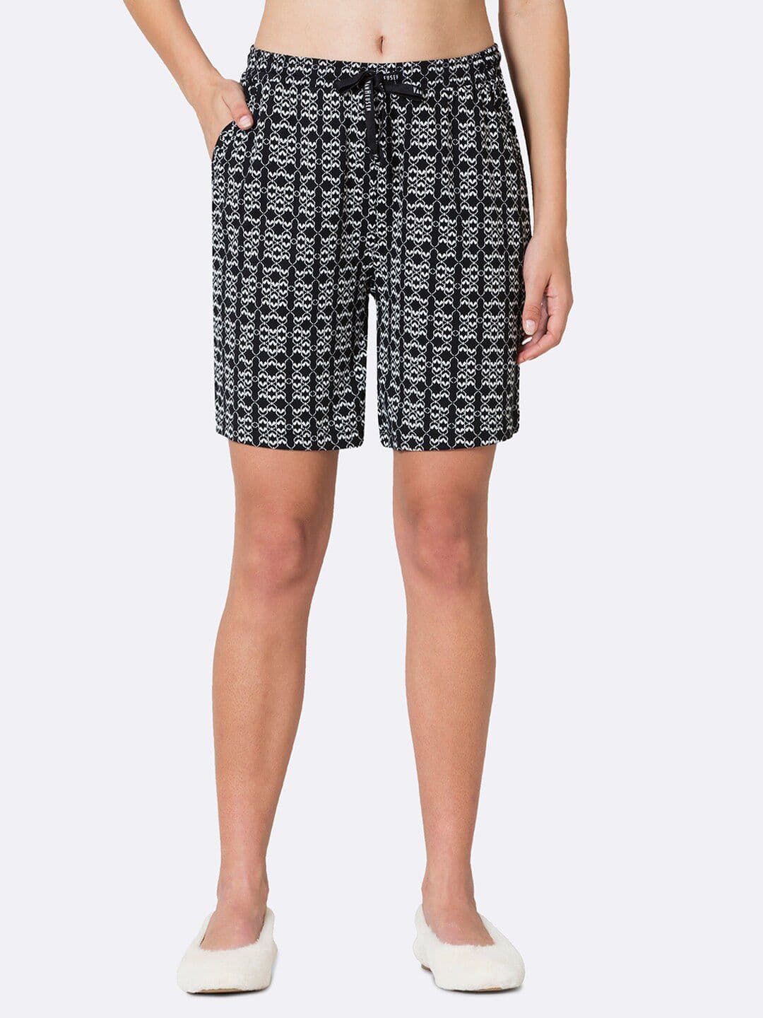 Van Heusen Women Printed Functional Pocket Lounge Shorts - view 1