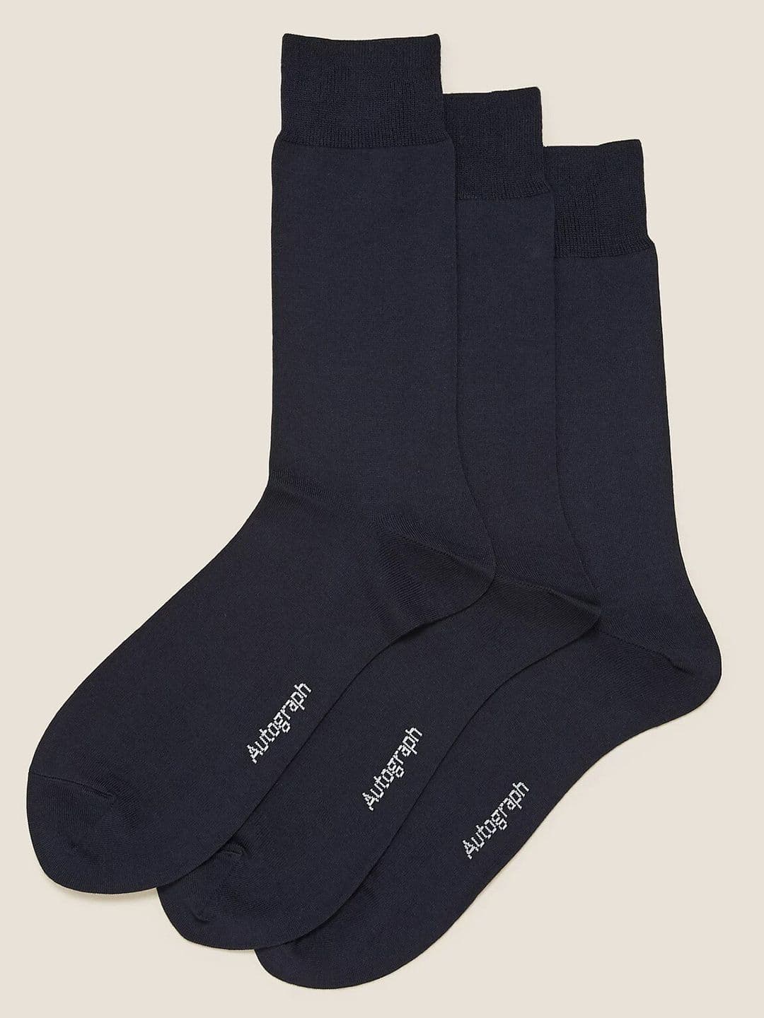Marks & Spencer Pack Of 3 Modal Pima Cotton Socks - view 1