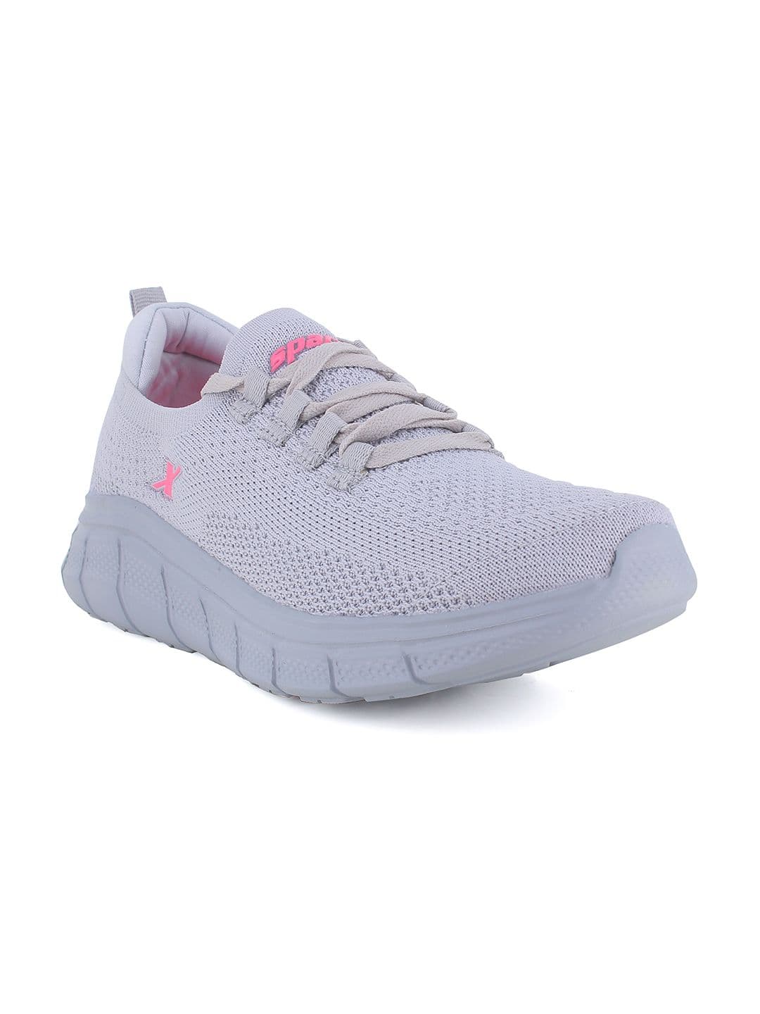 Sparx Women Grey Mesh Sports Non-Marking Shoes - view 1