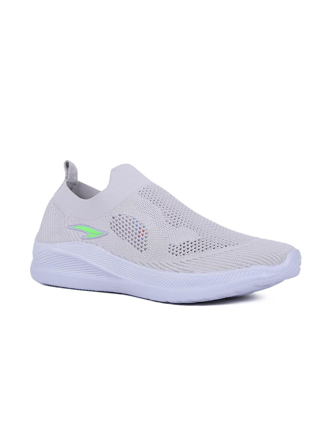 ASIAN Men Grey Mesh Sports Running Non-Marking Shoes - view 1