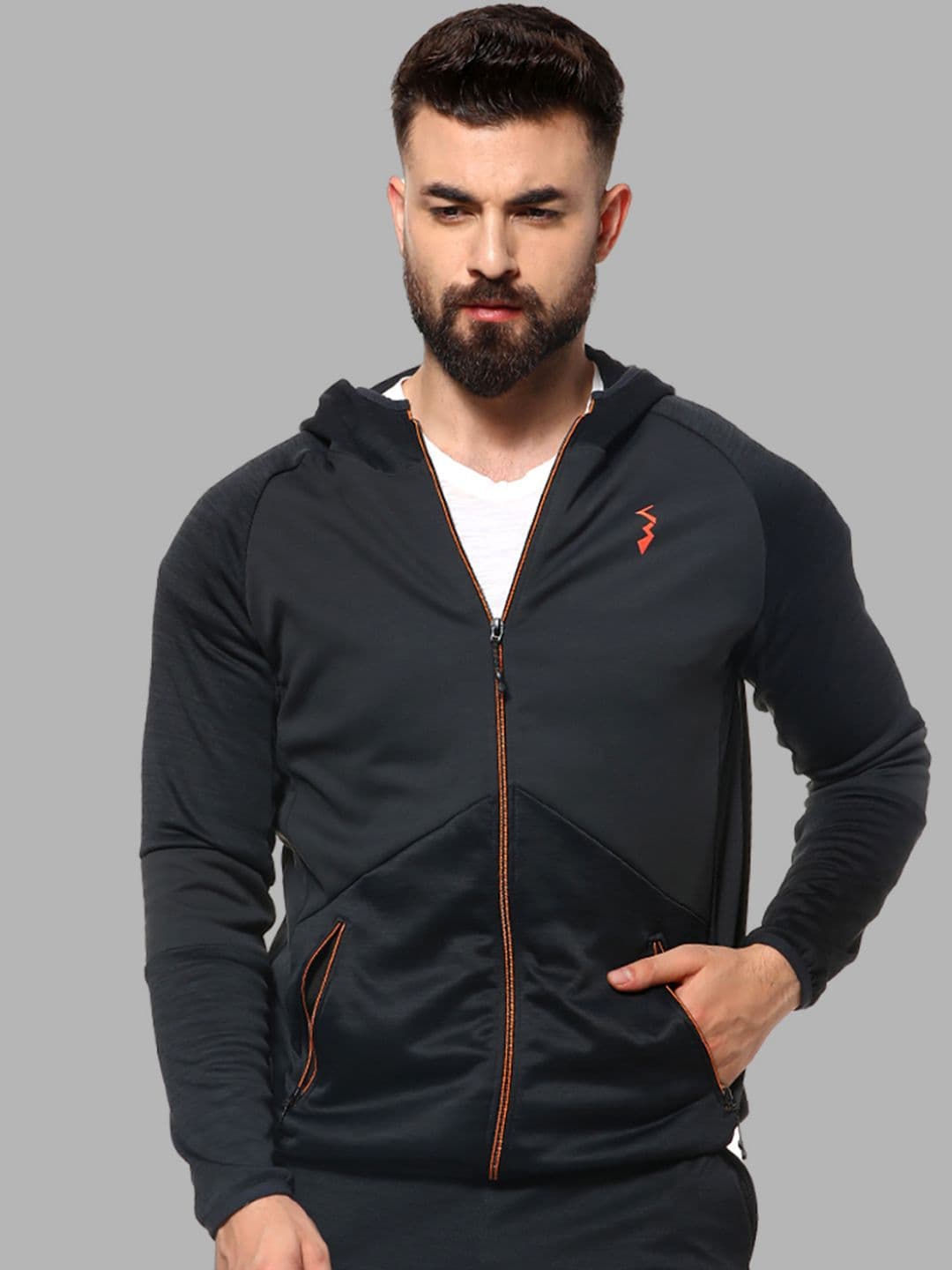 CAHOOT Men Black Outdoor Sporty Jacket - view 1