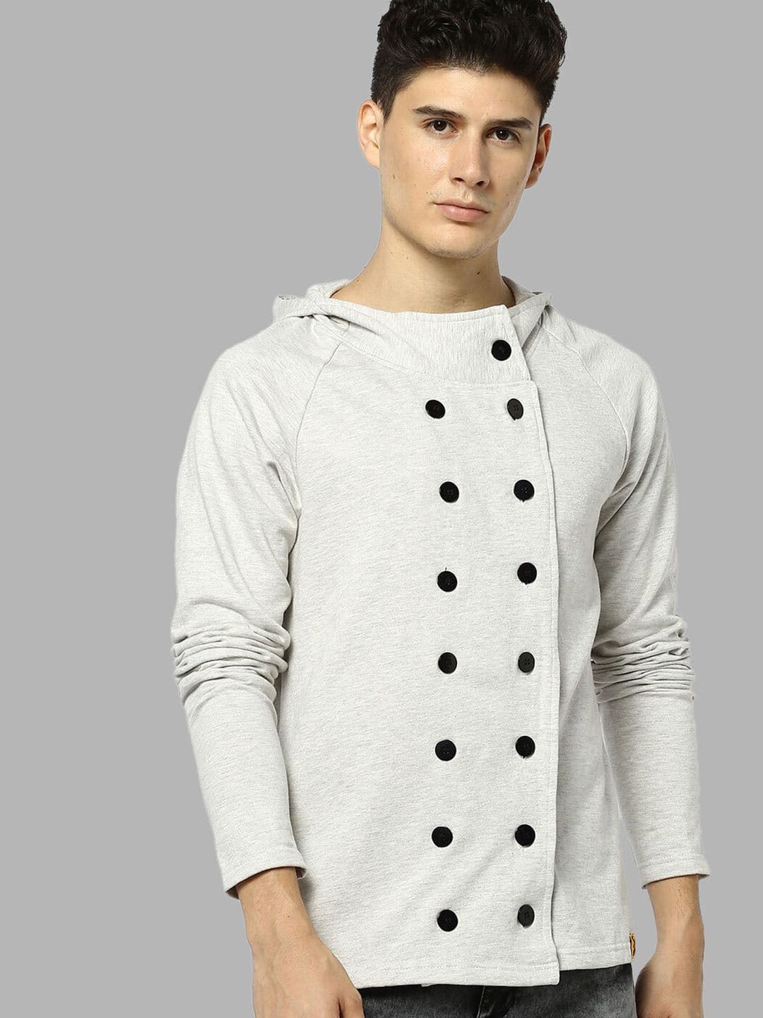 CAHOOT Men Cream Solid Windcheater Jacket - view 1