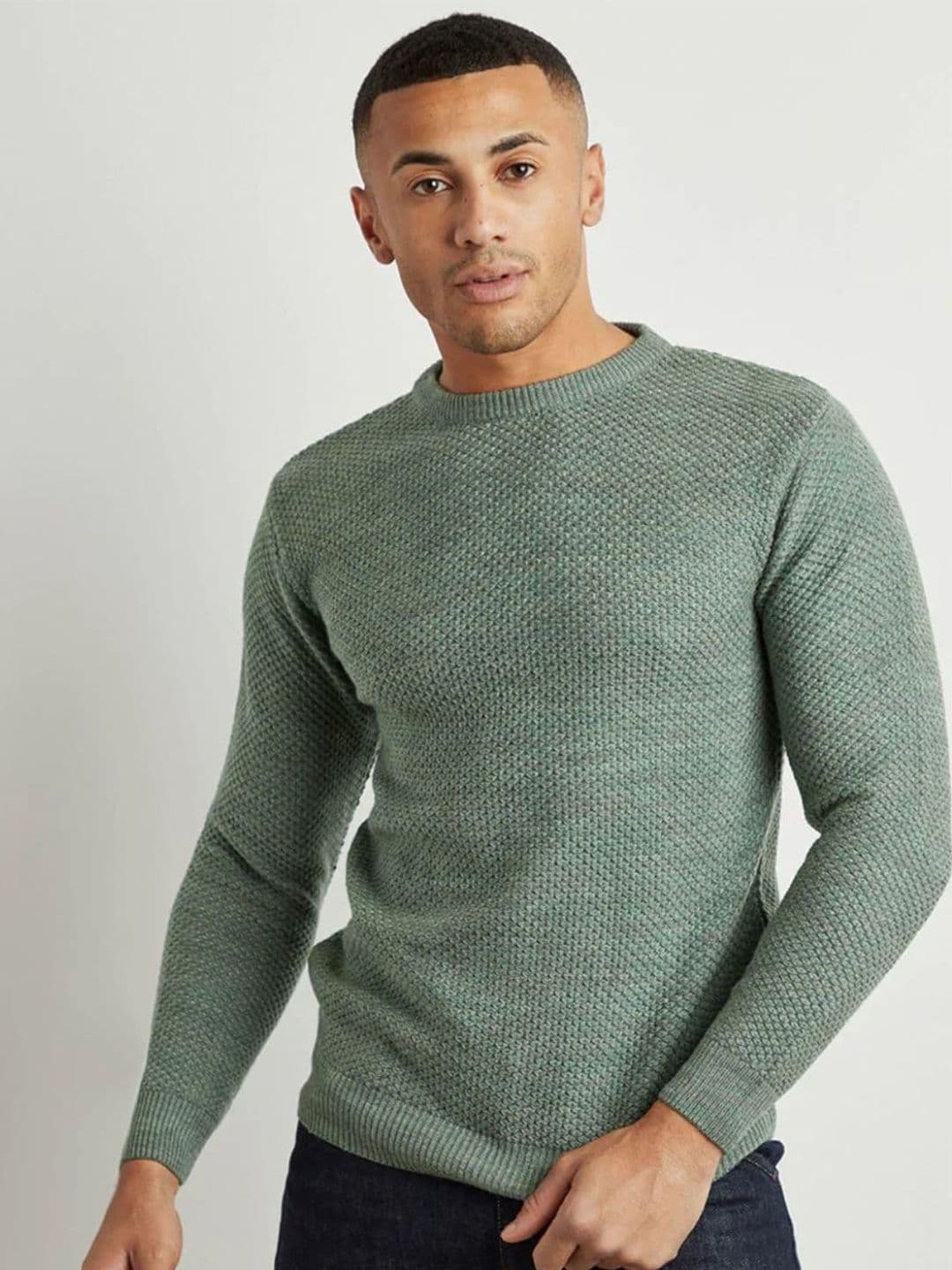 CAHOOT Men Green Pullover Sweater - view 1