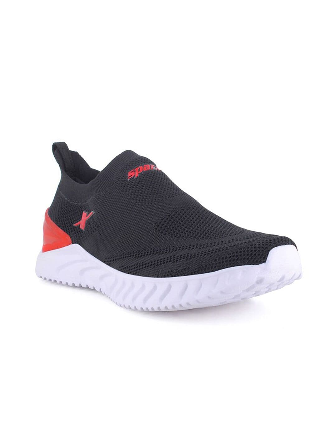 Sparx Men Black Textile Running Shoes - view 1