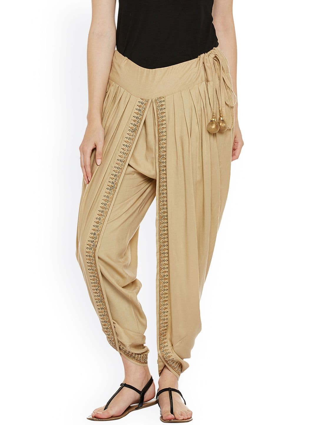 9rasa Beige Dhoti Pants - view 1